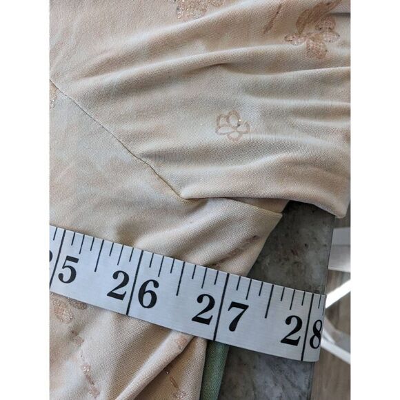 Liz & Me Blouse Top Women's 2X Artwork Green Floral Glitter embellished - Picture 10 of 10